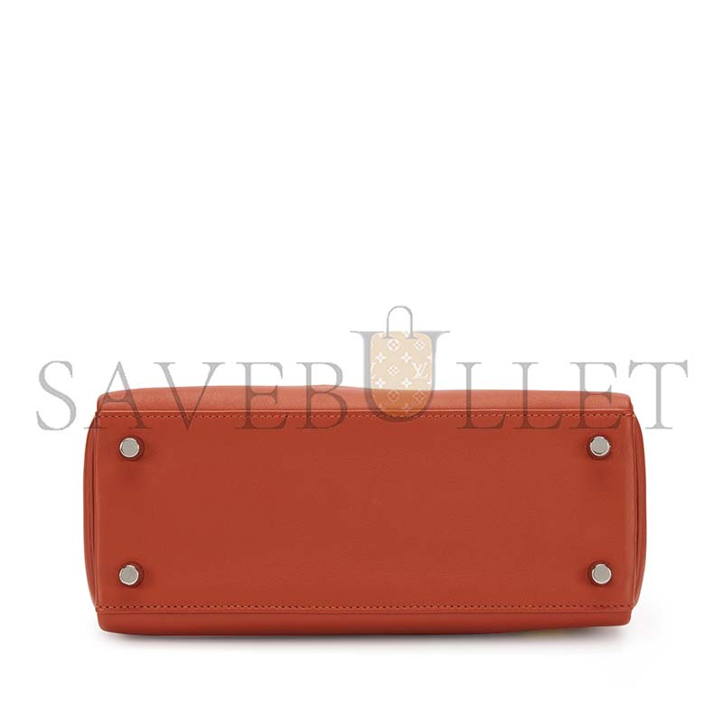 H**mes master limited edition cuivre, nata, bleu brume, chai and lime swift colormatic kelly 25 retourne palladium hardware (25*17*7cm)